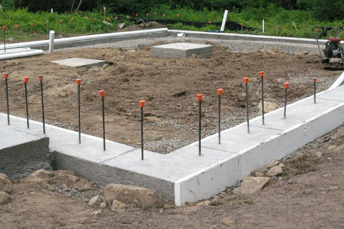 Concrete footings in Brockton, MA