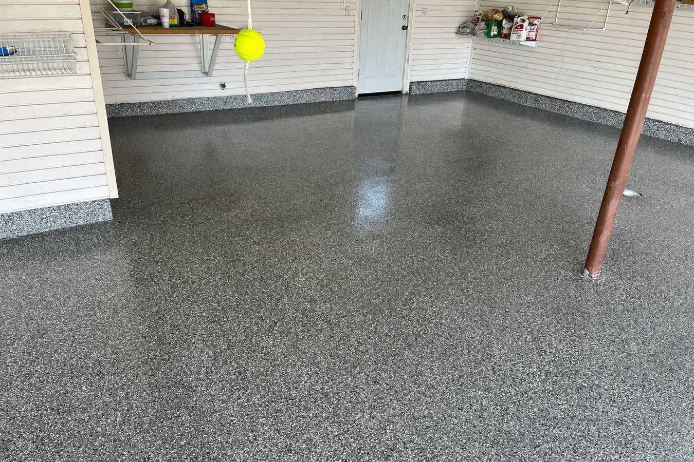 Garage floor concrete in Brockton, MA